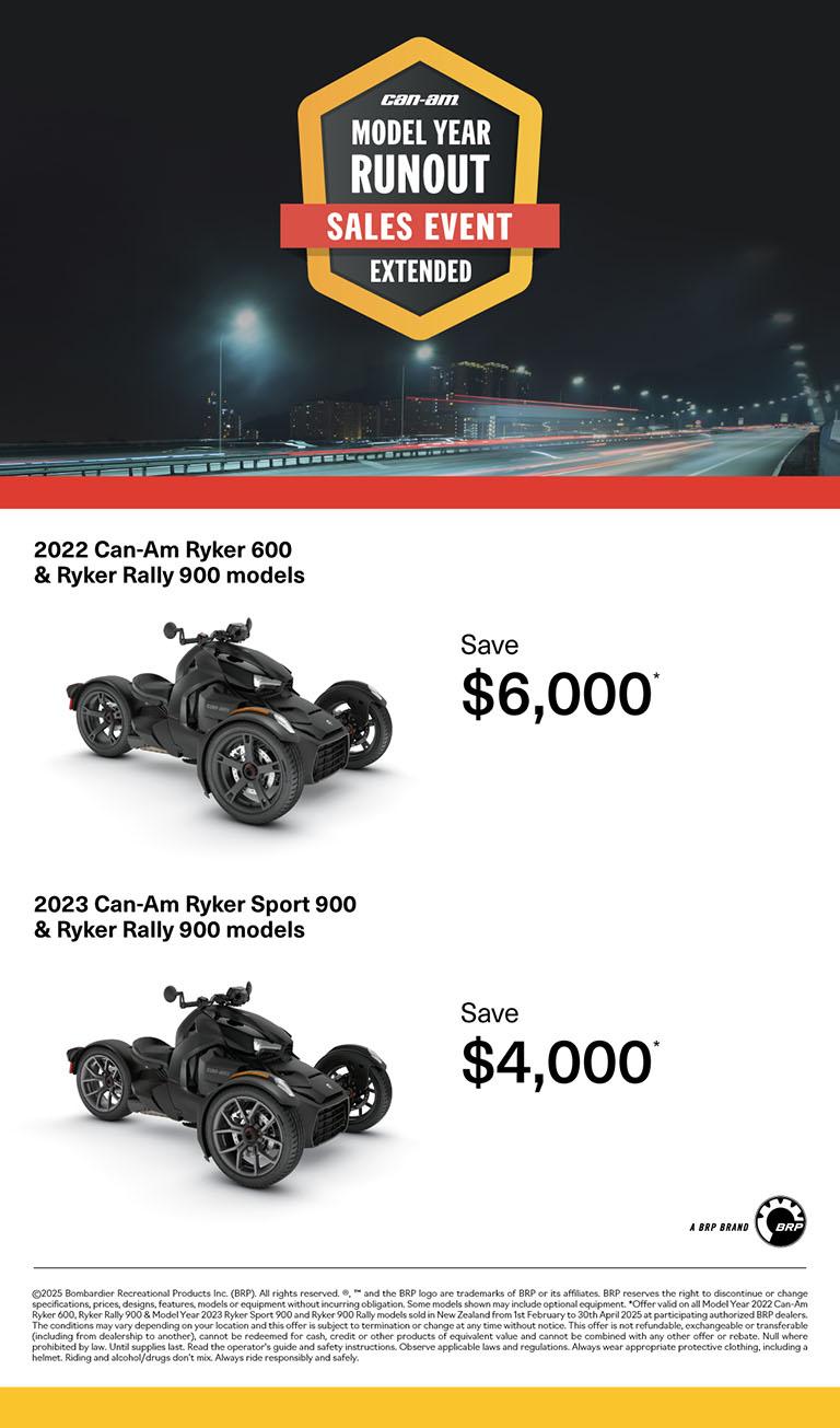 Can-Am Campaign - Q1 2025 Retail Program NZ RYKER