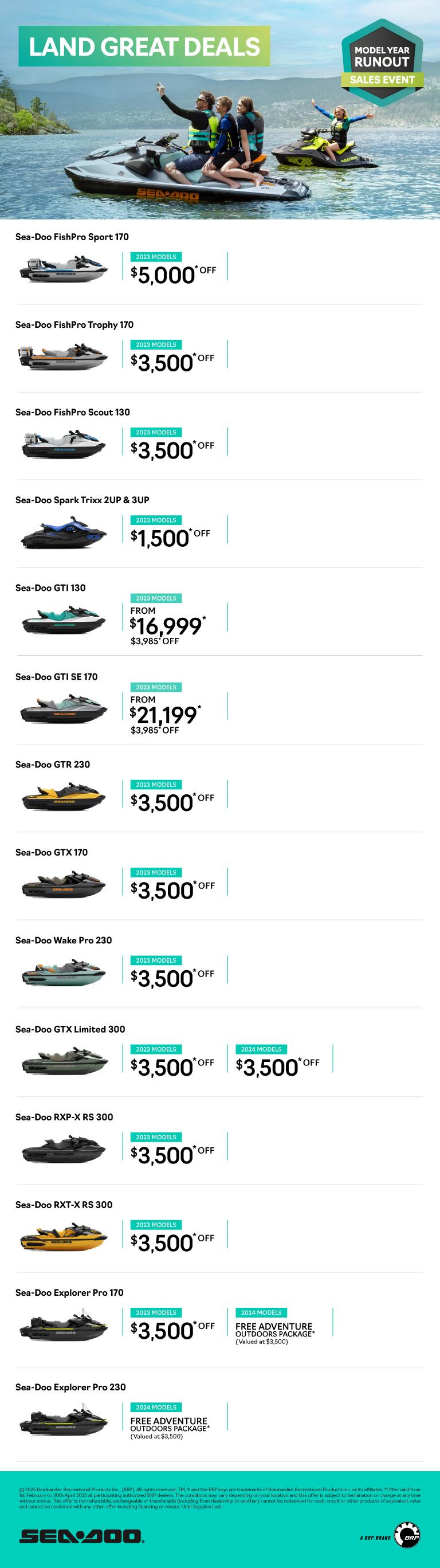 Sea-Doo Campaign - Q1 2025 Retail Program NZ